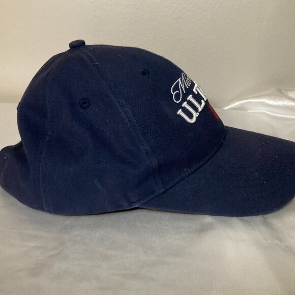 Michelob Ultra Adjustable Logo Baseball Cap - Navy With Embroidered Logo - Picture 2 of 8
